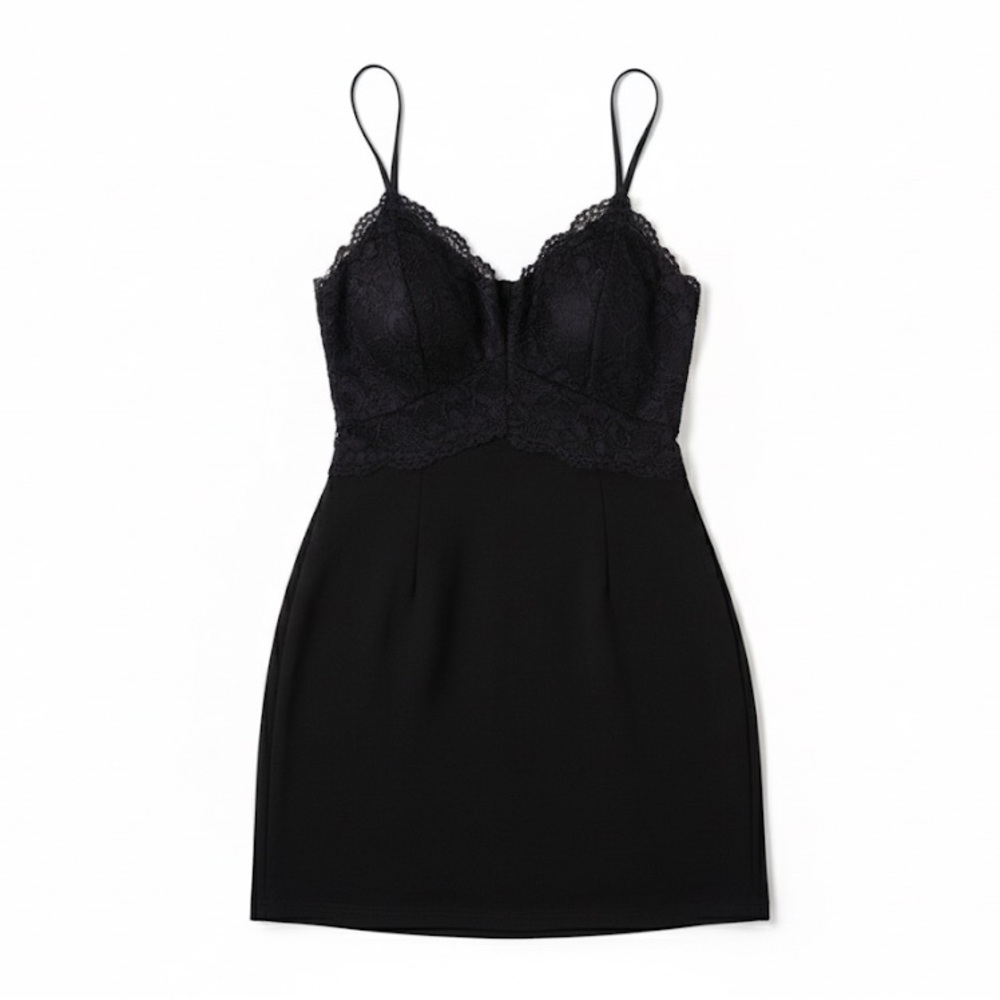 Justify Black Lace Chemise